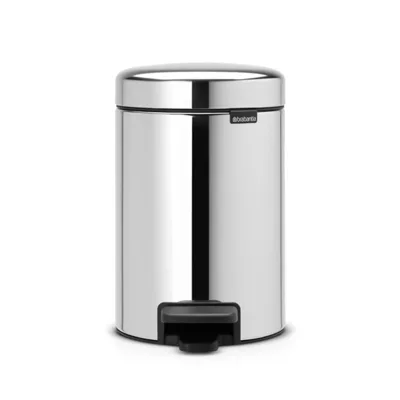 Кош за смет с педал Brabantia NewIcon, 3 л, полирана стомана