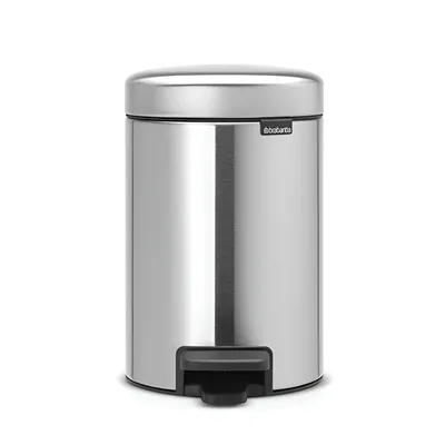 Кош за смет с педал Brabantia NewIcon, 3 л, матова стомана