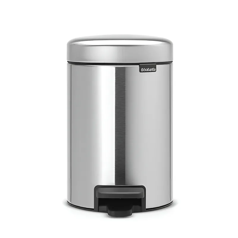 Кош за смет с педал Brabantia NewIcon, 3 л, матова стомана
