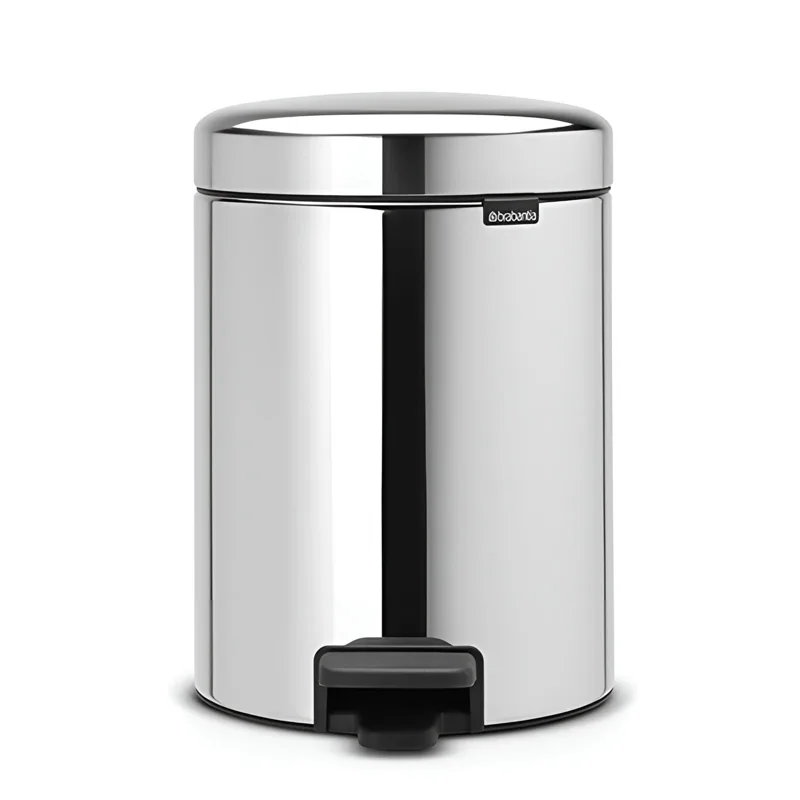 Кош за смет с педал Brabantia NewIcon, 5 л, полирана стомана