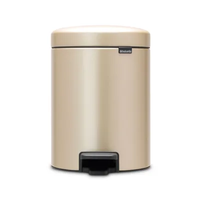 Кош за смет с педал Brabantia NewIcon, 5 л, златен металик