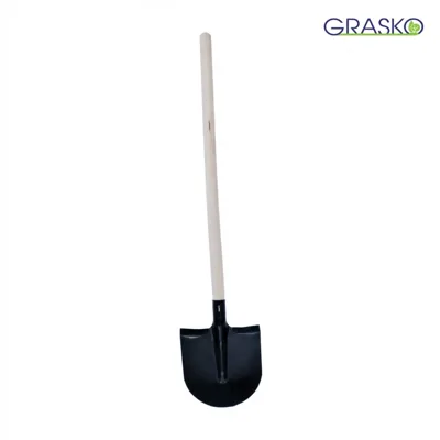 Полукръгла лопата 330x215 мм с дръжка 1280 мм GRASKO