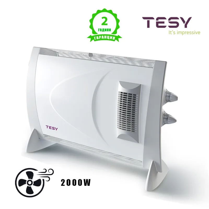 TESY (CN 202 ZF) с 4 степени на мощност и вентилатор конвектор