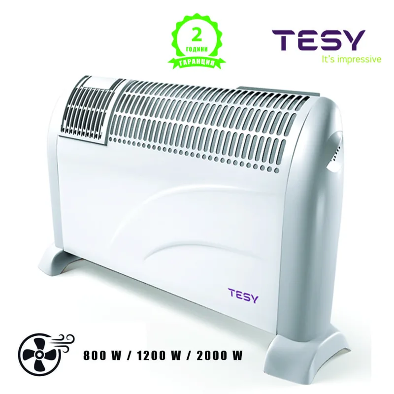 TESY три мощности и вентилатор (CN 203 ZF) конвектор
