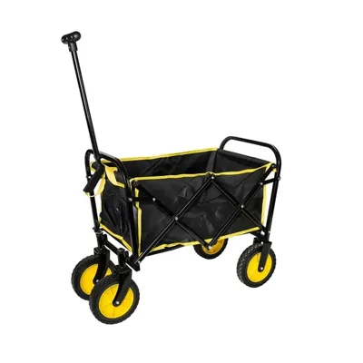 Сгъваема градинска количка на четири колела, 60 кг