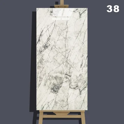 Самозалепващо пано за стена 60x30 см, светлосив мрамор