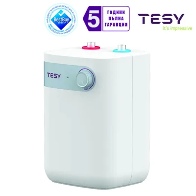 Бойлер TESY 5 л за монтаж под мивка, 1500 W