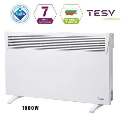Конвектор TESY HeatEco 1500 W с механичен термостат