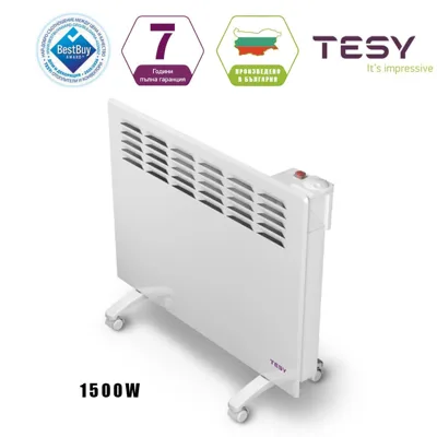Конвектор TESY ConvEco 1500 W с механичен термостат