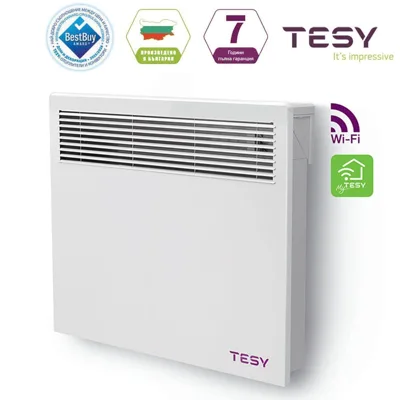 WiFi конвектор TESY CN 051 100, 1000 W, за стена