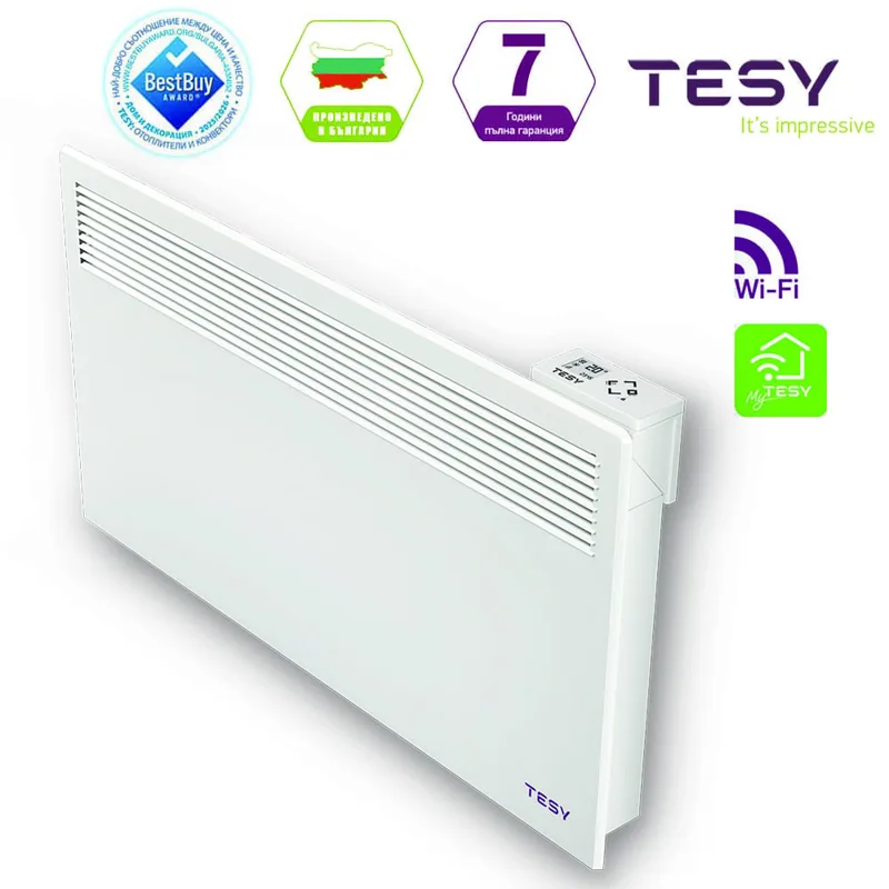 WiFi конвектор TESY CN 051 200, 2000 W, за стена