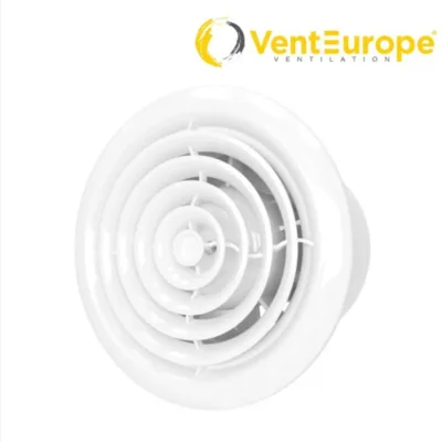 Аксиален вентилатор Vent Europe Circle 4 с обратна клапа, ф100 VentEurope