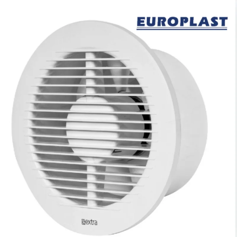Кръгъл вентилатор Extra с лагеруван мотор, ф100 EuroPlast
