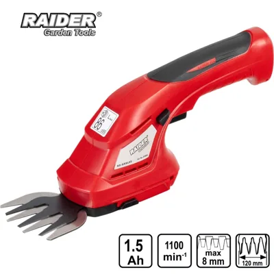 Акумулаторна ножица за трева и храсти Raider 3.6 V