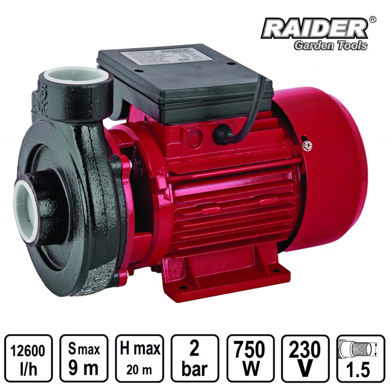 Водна помпа Raider RD-1.5DK20, 750 W, 1.5 цола
