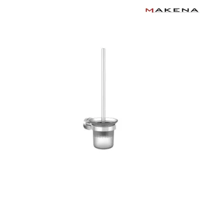 Четка за тоалетна чиния Makena Round, хром