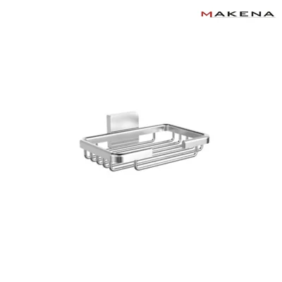 Решетъчна сапунерка Makena Square, хром