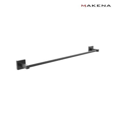 Поставка за хавлии Makena Square, черен мат