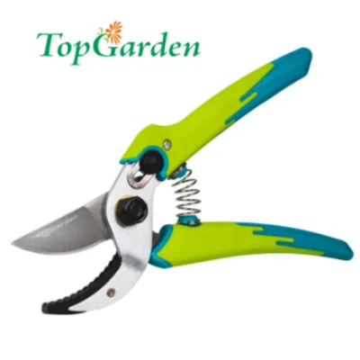 Компактна лозарска ножица с наковалня Top Garden