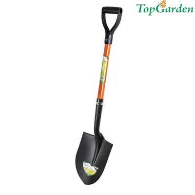 Кръгла лопата с фибростъклена дръжка 1020 мм Top Garden
