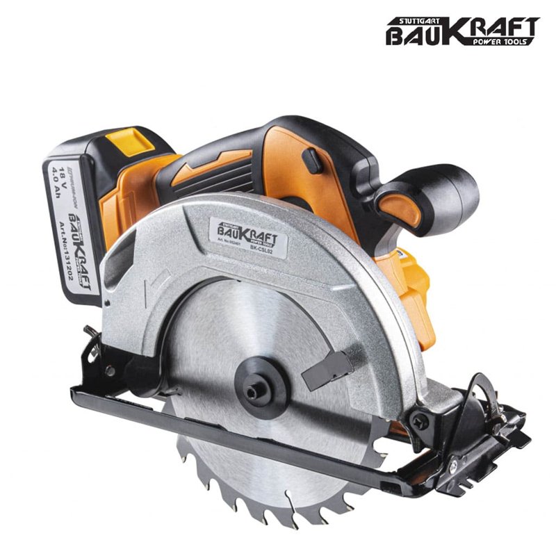 Акумулаторен циркуляр Baukraft BK-CSL02, 18V, Ø180мм