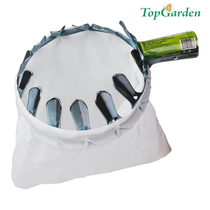 Плодоберач Top Garden, метал и текстил, за дръжка Ø28 мм