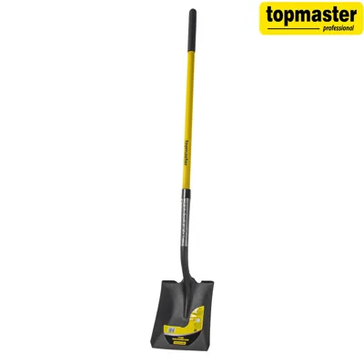 Лопата квадратна с педал и фибростъклена дръжка, 1500 мм Top Master Pro