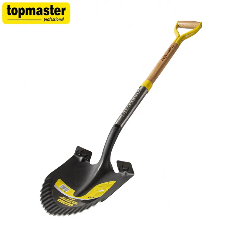 Лопата кръгла с педал и дървена дръжка, 1150 мм Top Master Pro