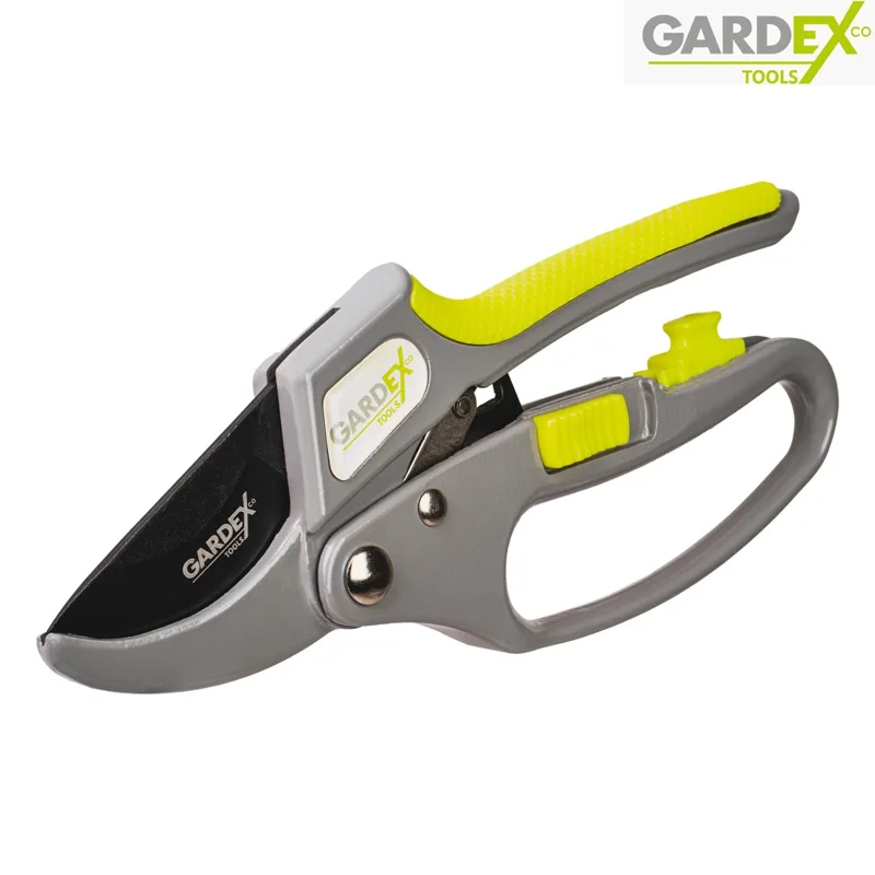 Тресчотна лозарска ножица Gardex STRONG, 210 мм, наковалня