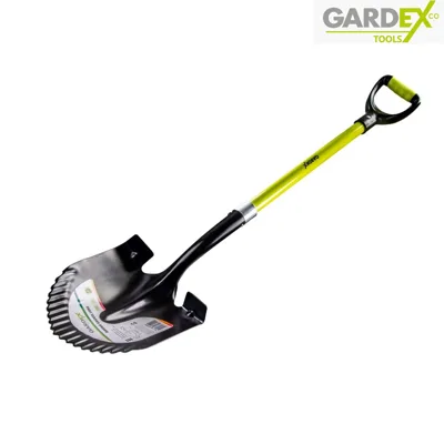 Лопата овална Gardex LUXE, 1150 мм, дръжка фибростъкло