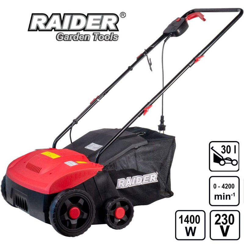 Електрически аератор 2в1 RAIDER RD-ESC01, 1400W, 32 см