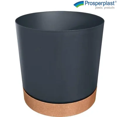 Саксия Prosperplast Tubo PM сива, 24 см