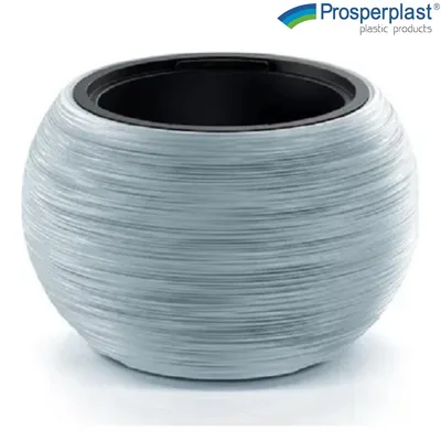 Кашпа Prosperplast Furu Bowl сива, 43,5 см