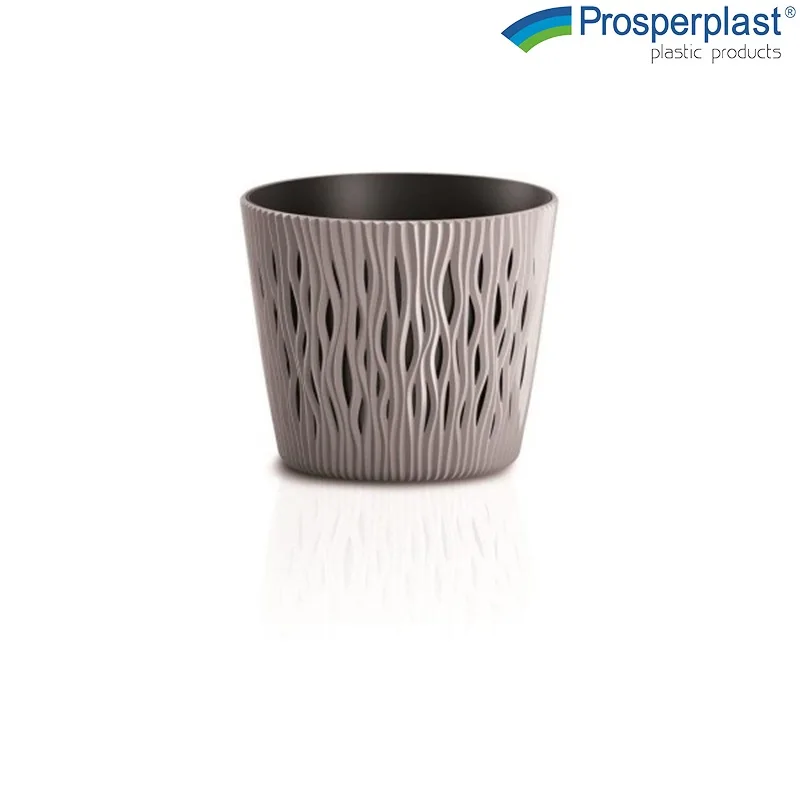 Саксия Prosperplast Sandy Round мока, 26,2 см
