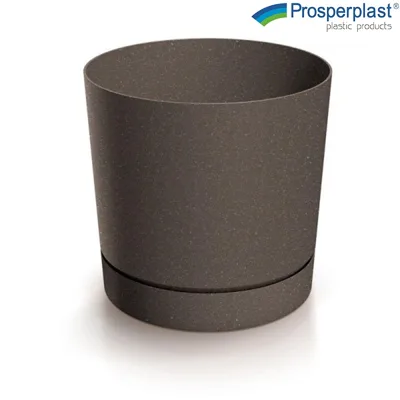Саксия Prosperplast Tubo P ECO Wood, 24 см, кафе