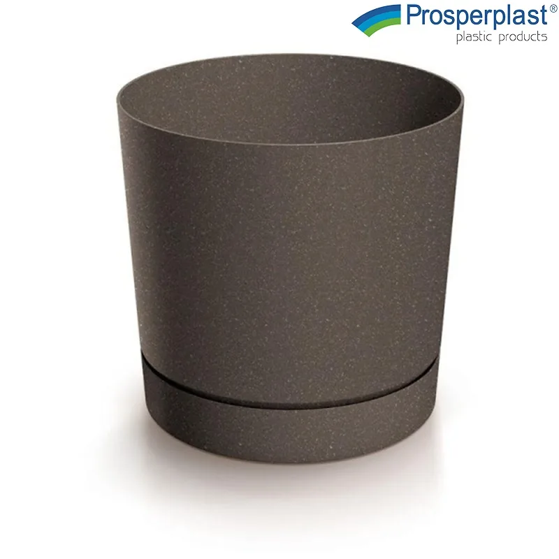 Саксия Prosperplast Tubo P ECO Wood, 24 см, кафе