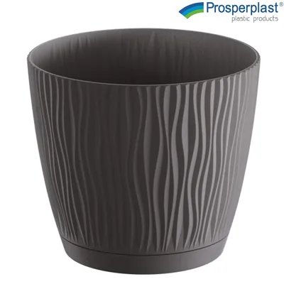 Саксия Prosperplast Sandy P антрацит, Ф17 см