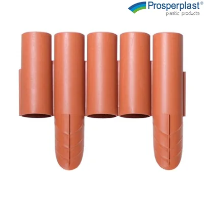Градинска палисада Prosperplast теракота, H 150 мм, 2,4 м