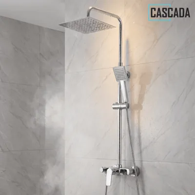 Тръбно окачване за душ със смесител Cascada PL104HE-1E
