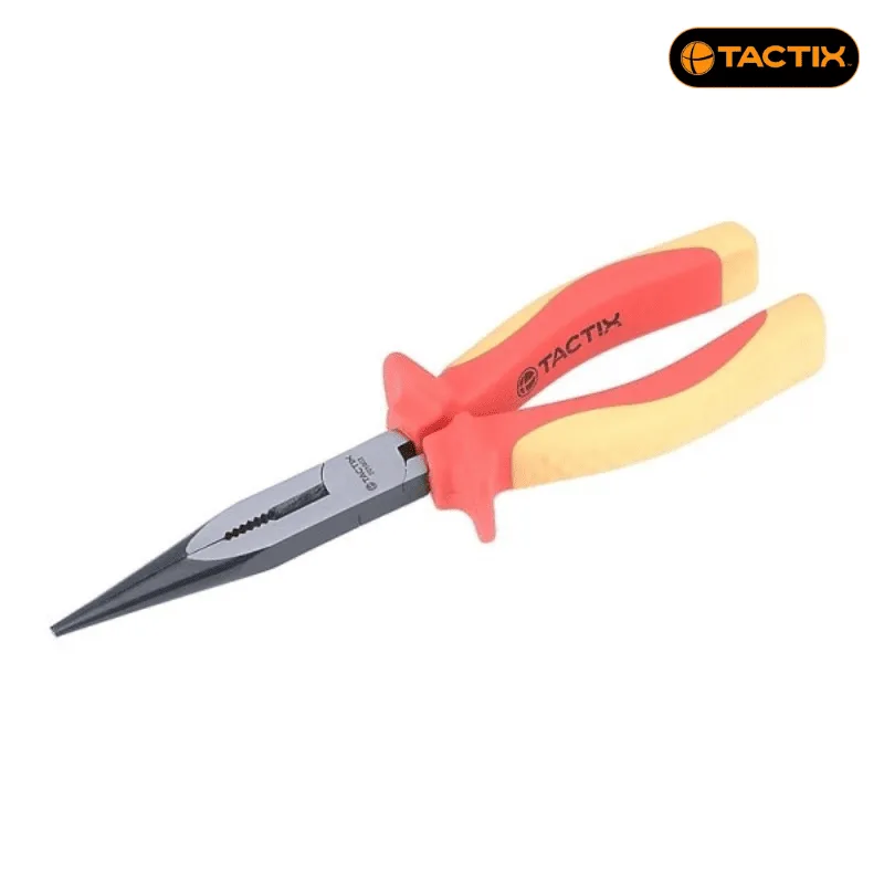 Изолирани дългоусти клещи Tactix 1000 V, 200 мм
