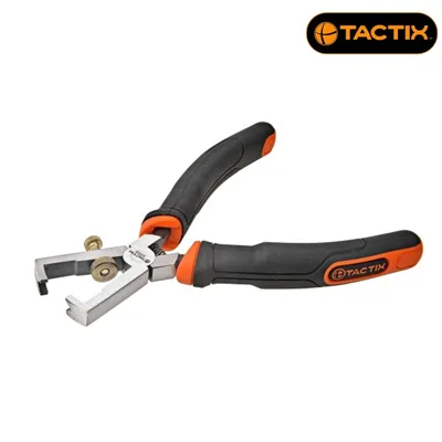 Клещи за сваляне на изолация Tactix Cr-V, 160 мм