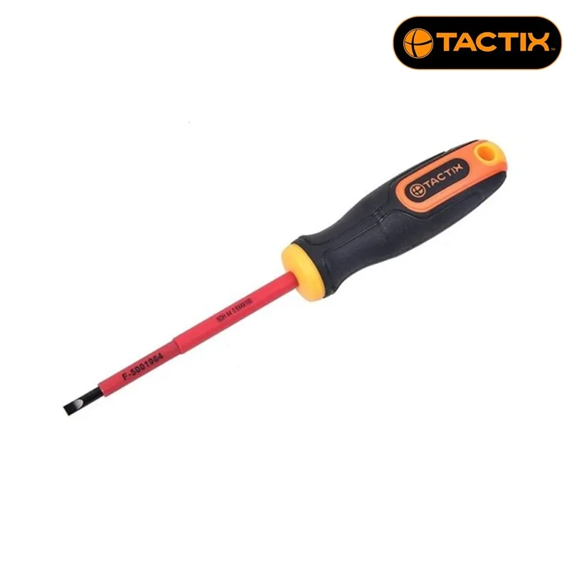 Изолирана права отвертка Tactix 5,5 x 125 мм, 1000 V
