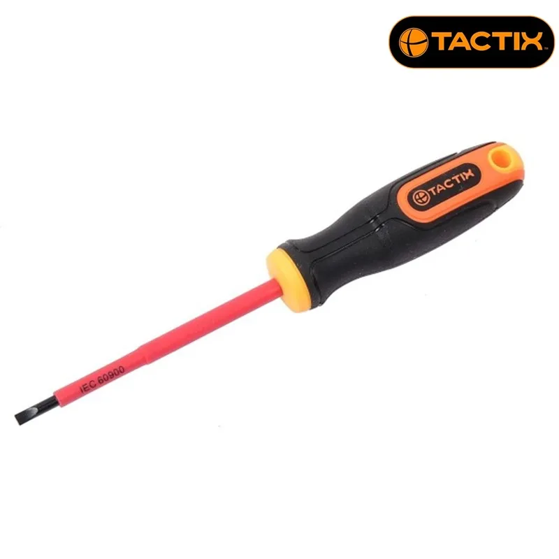 Изолирана права отвертка Tactix 4 x 100 мм, 1000 V