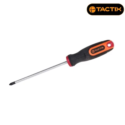 Кръстата отвертка TACTIX PH2 x 125 мм, магнитен връх