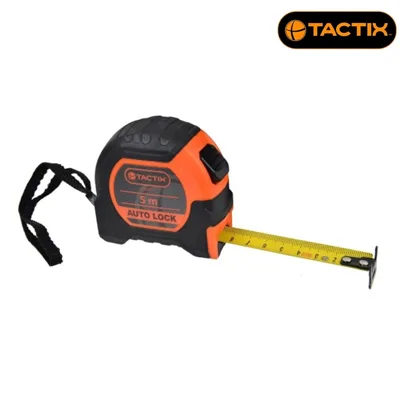 Tactix ролетка TACTIX Auto Stop, 5 м x 19 мм