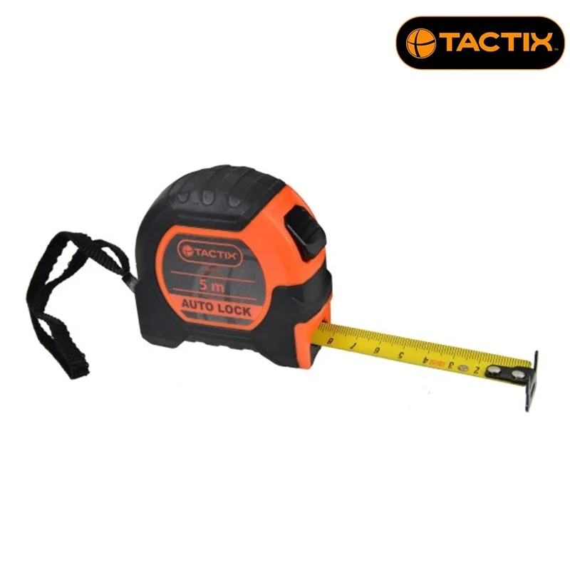Tactix ролетка TACTIX Auto Stop, 5 м x 19 мм