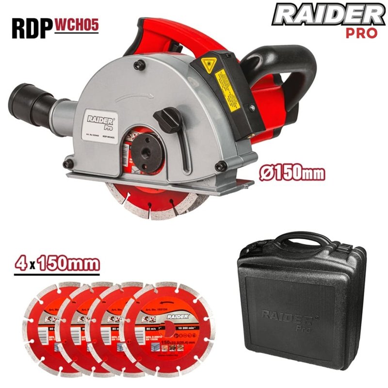 Фреза за канали RDP-WCH05, 1.7kW, с лазер RAIDER
