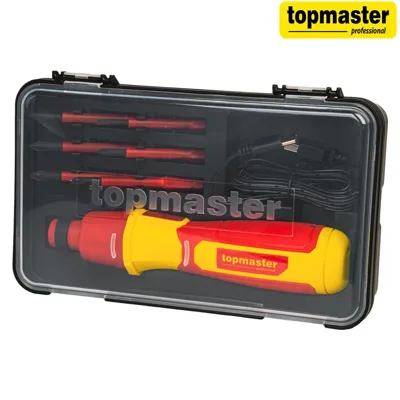 Акумулаторна отвертка Top Master Pro VDE 1000 V с накрайници RAIDER