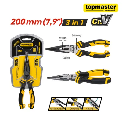 Дългоусти клещи Top Master Pro SMART, 200 мм