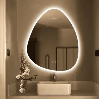 LED огледало Makena LED301, 60x80 см, три цвята светлина